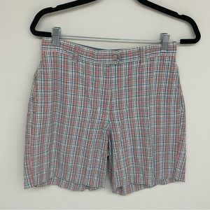 Tommy Hilfiger Vintage Pink Plaid Shorts Women 8